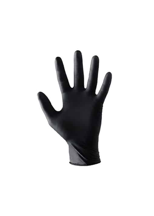 Proteq - handschoen soft nitril zwart