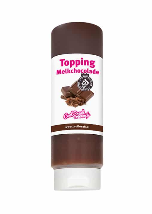 Coolbreak melkchocolade topping