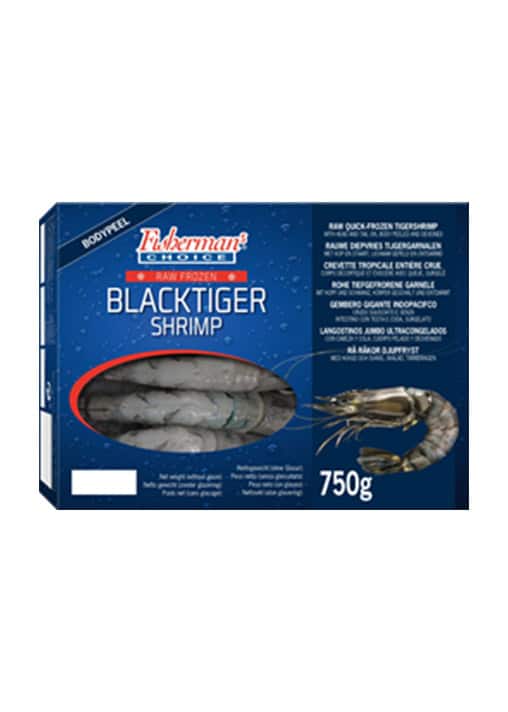 Blacktiger shrimps gamba's