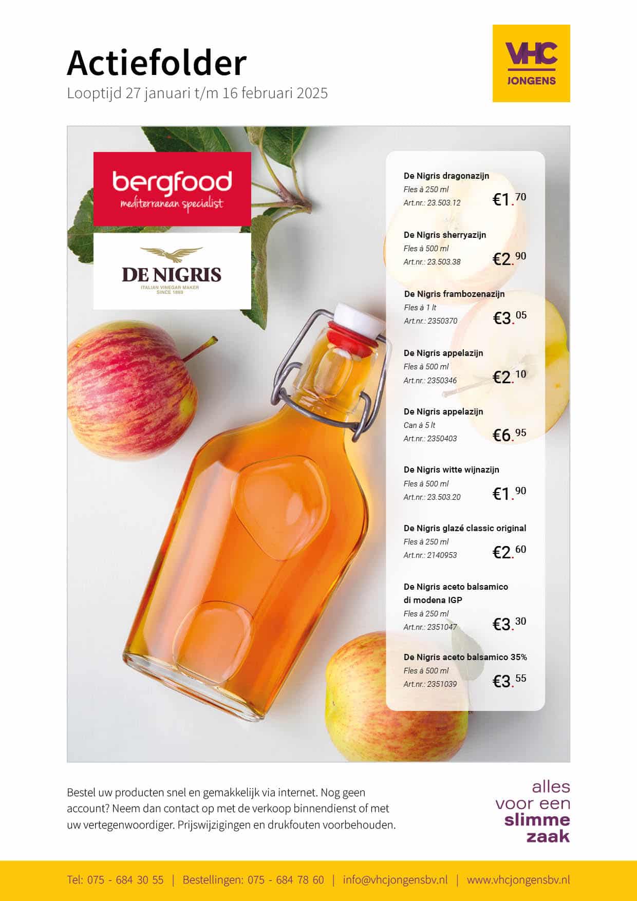 Bergfood azijnen